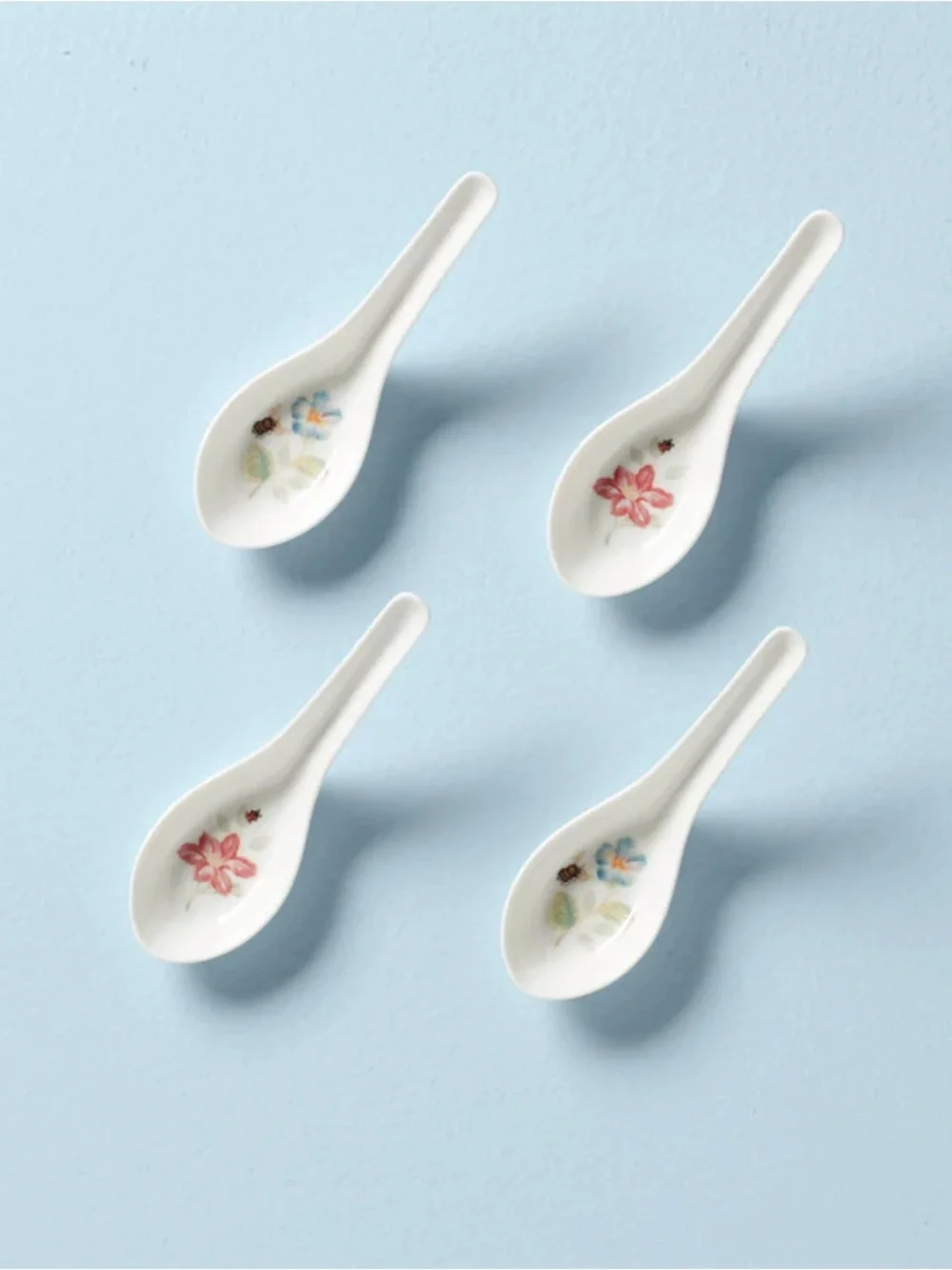 NWT Lenox Butterfly Meadow Soup Spoon Set (4 Piece)
